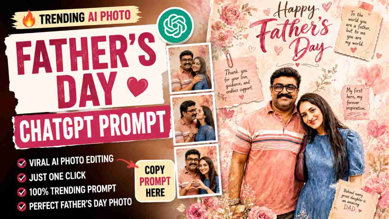Father's Day ChatGPT Prompt 2026 | Father Daughter AI Photo | Biruli.in