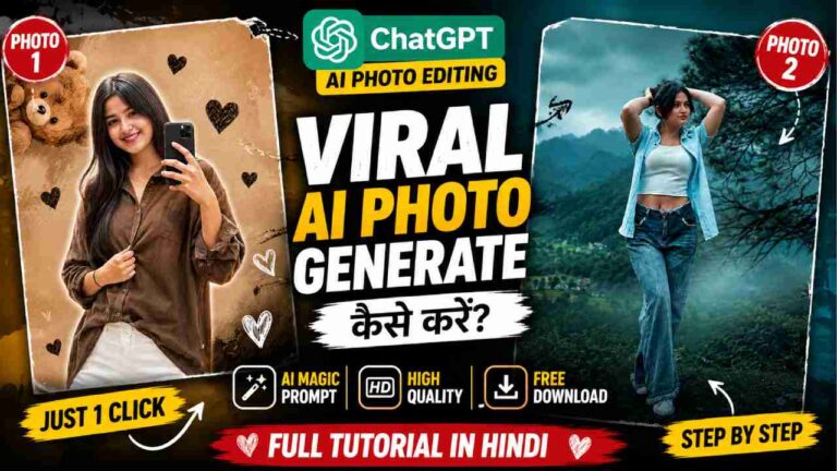 ChatGPT Viral Aesthetic Photo Editing Prompt 2026 Thumbnail with Teddy Selfie and Cinematic Mountain AI Photo