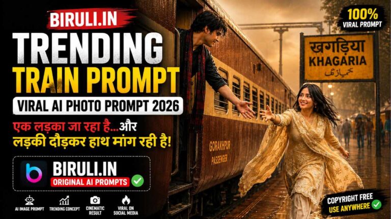 Biruli Trending Prompt Train AI Photo 2026