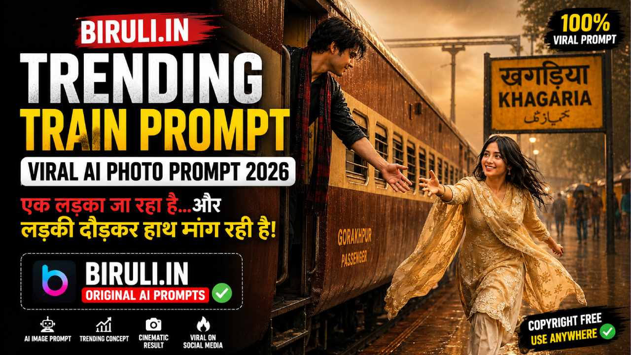 Biruli Trending Prompt Train AI Photo 2026